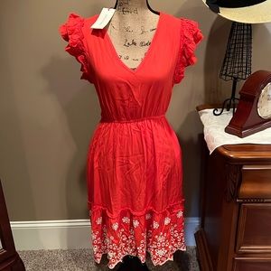 SOLITAIRE WOMENS DRESS IN SZ XS…NWT…ELASTIC WAIST…SO CUTE!!!